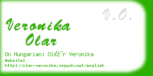 veronika olar business card